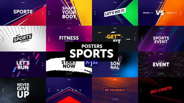 Posters Sports - VideoHive 30903300