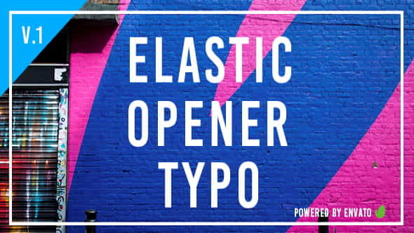 Elastic Opener Typography - VideoHive 19598966