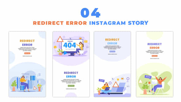 Redirection Error Flat - VideoHive 48059901