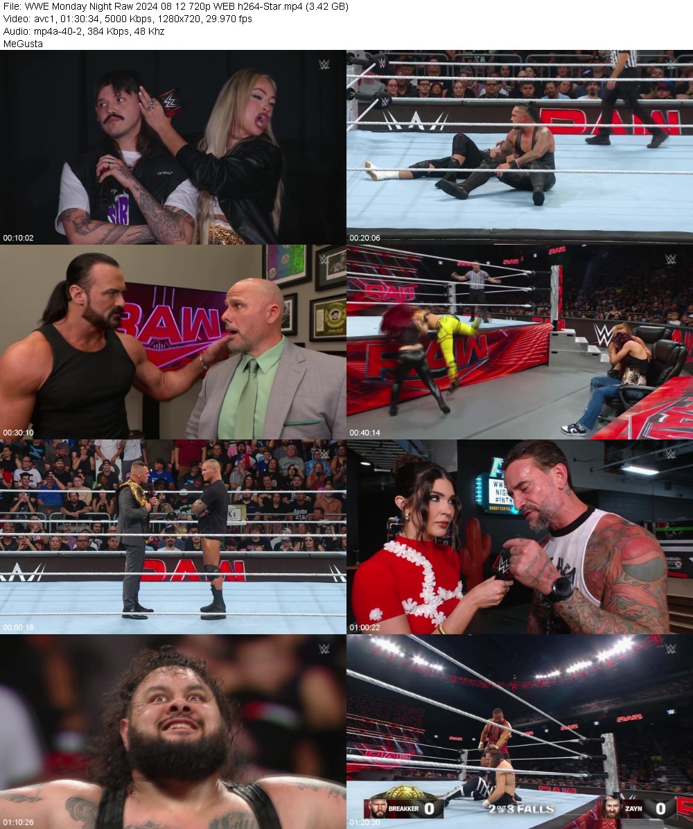 WWE Monday Night Raw 2024 08 12 720p WEB h264Star