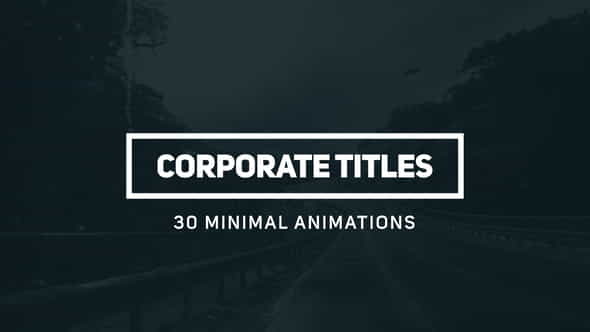 Corporate Titles - VideoHive 16778050