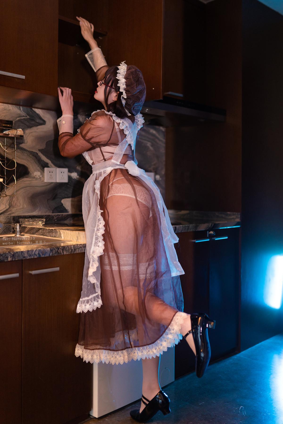 Cosplay Natsuko夏夏子 透明女仆 Transparent Maid(13)