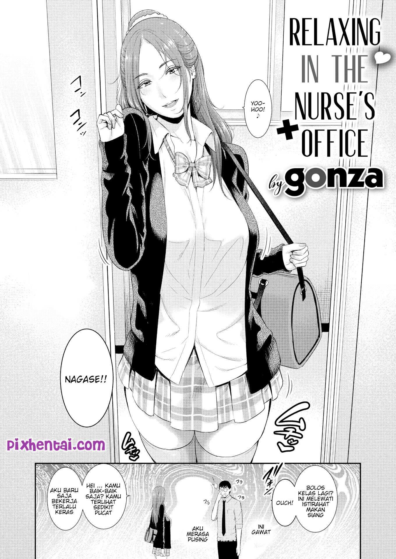 Komik Hentai Relaxing in The Nurse's Office Manga XXX Porn Doujin Sex Bokep 02