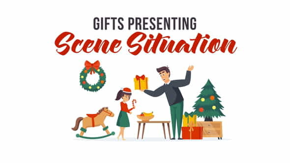 Gifts presenting - Scene Situation - VideoHive 29496525