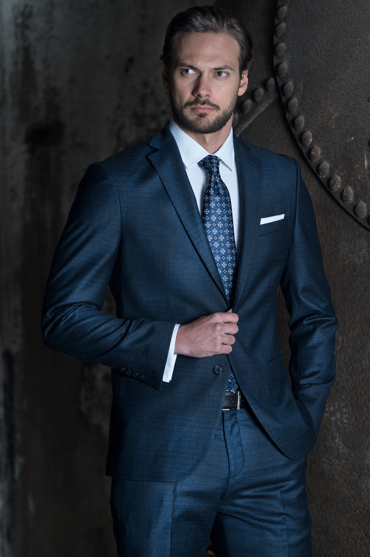 MALE MODELS IN SUITS: QUENTIN ÉMERY for ENRICO CERINI