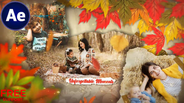 Memories Sideshow Autumn Photo Slideshow - VideoHive 48415934