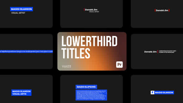 Lowerthird Titles 03 - VideoHive 44233981