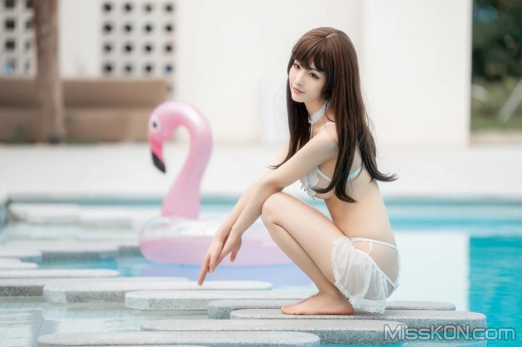 Coser@桃良阿宅: 天使内衣 (42 photos)(13)