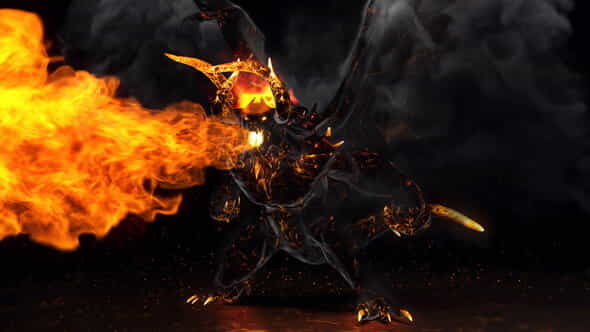 Flame Demon - Fire Logo - VideoHive 24566105