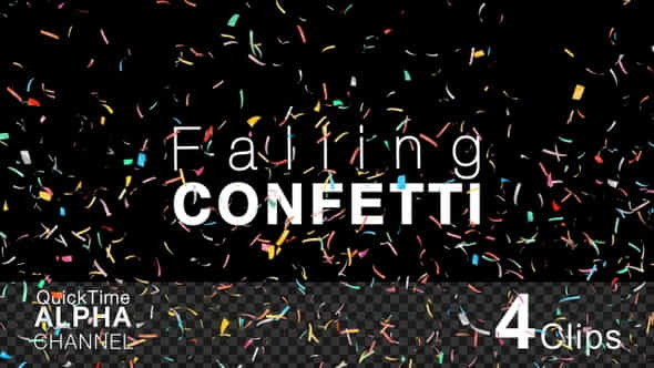 Falling Confetti - VideoHive 30434831