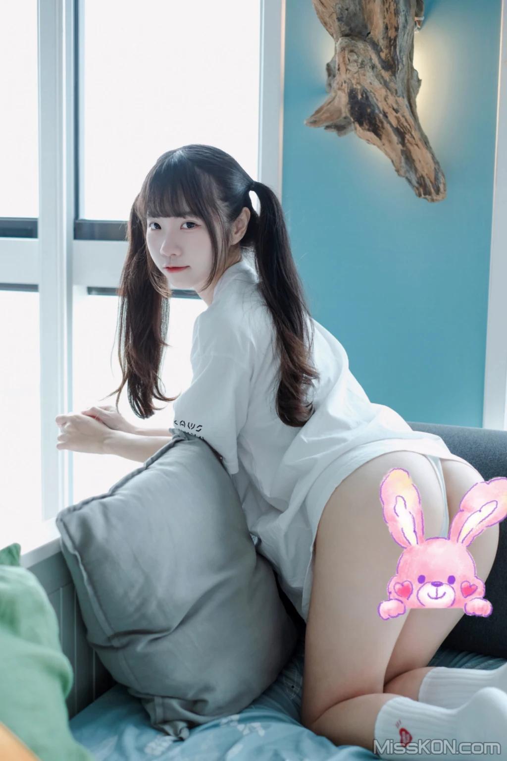 Coser@可可小白兔: 捕獲一隻沒穿褲褲の小白兔 (30 photos)(5)