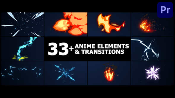 Anime Elements And - VideoHive 38162719