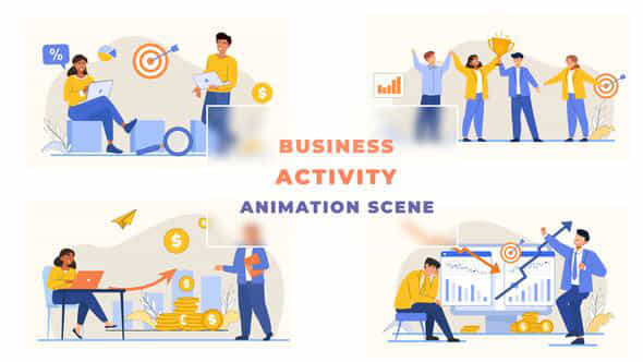 Business Activity Animation - VideoHive 43069295