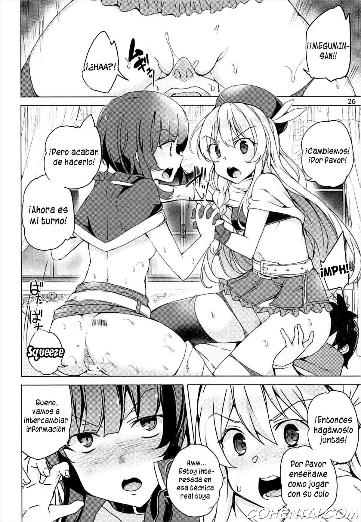 Sore Ike! Megumin Touzokudan (Kono Subarashii Sekai ni Syukufuku o!) xxx comics manga porno doujin hentai español sexo 