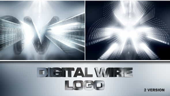 Digital Wire Logo - VideoHive 7839453