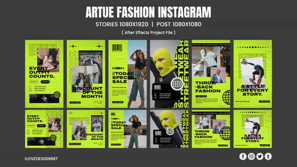 Artue Fashion Instagram - VideoHive 45935390