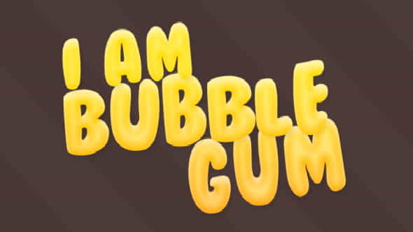 Bubble Gum - VideoHive 2420186