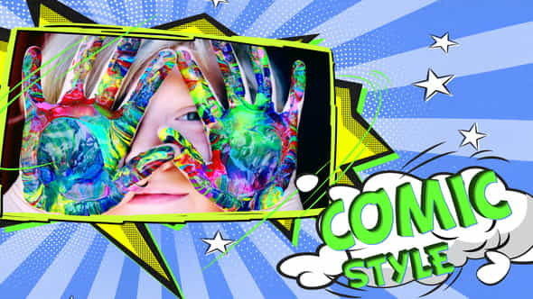 Comic Style Slideshow - VideoHive 38500177
