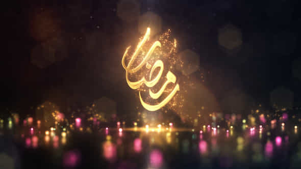 Ramadan Kareem Particles Logo Intro - VideoHive 51090607