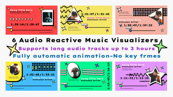 Audio Reactive Music Visualizer - VideoHive 54336389