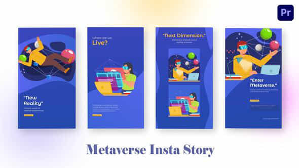 Metaverse Instagram Story - VideoHive 44604168