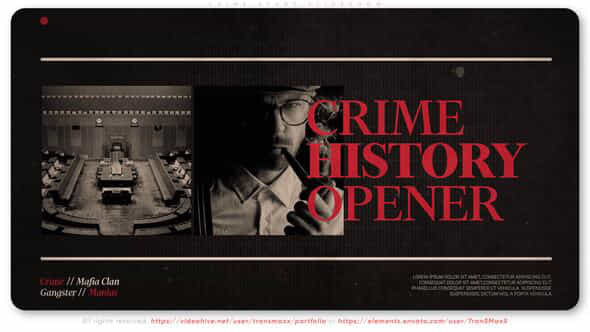 Crime Story Slideshow - VideoHive 51182895