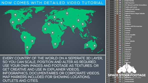 World Map Kit - VideoHive 15743461