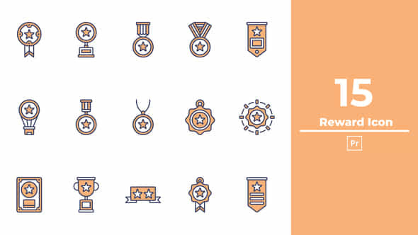 Reward Icon Premiere Pro - VideoHive 50370181