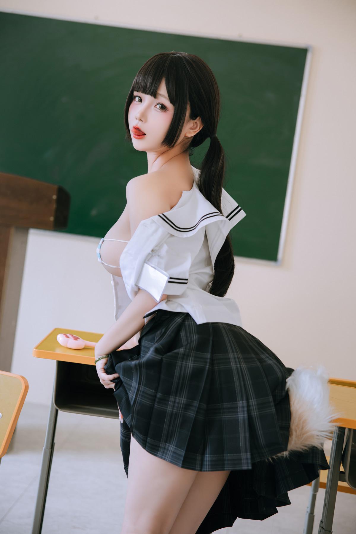 Cosplay Rinaijiao日奈娇 放学后 Set.01(25)