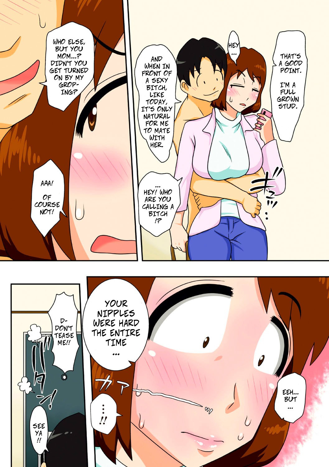 [Freehand Tamashii] That's Why 1 I Begged Mom To Fuck Me (Toiu wake de, Kaa-san-tachi to Yattemita) [Digital] [English] [Decensored]