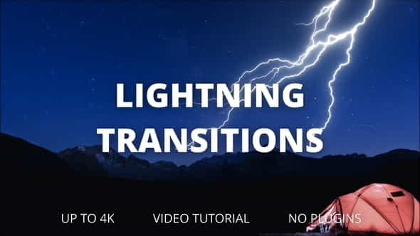 Lightning Transitions for DaVinci Resolve - VideoHive 32194267