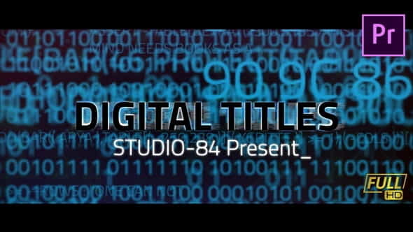 Digital Core Titles - VideoHive 24814596