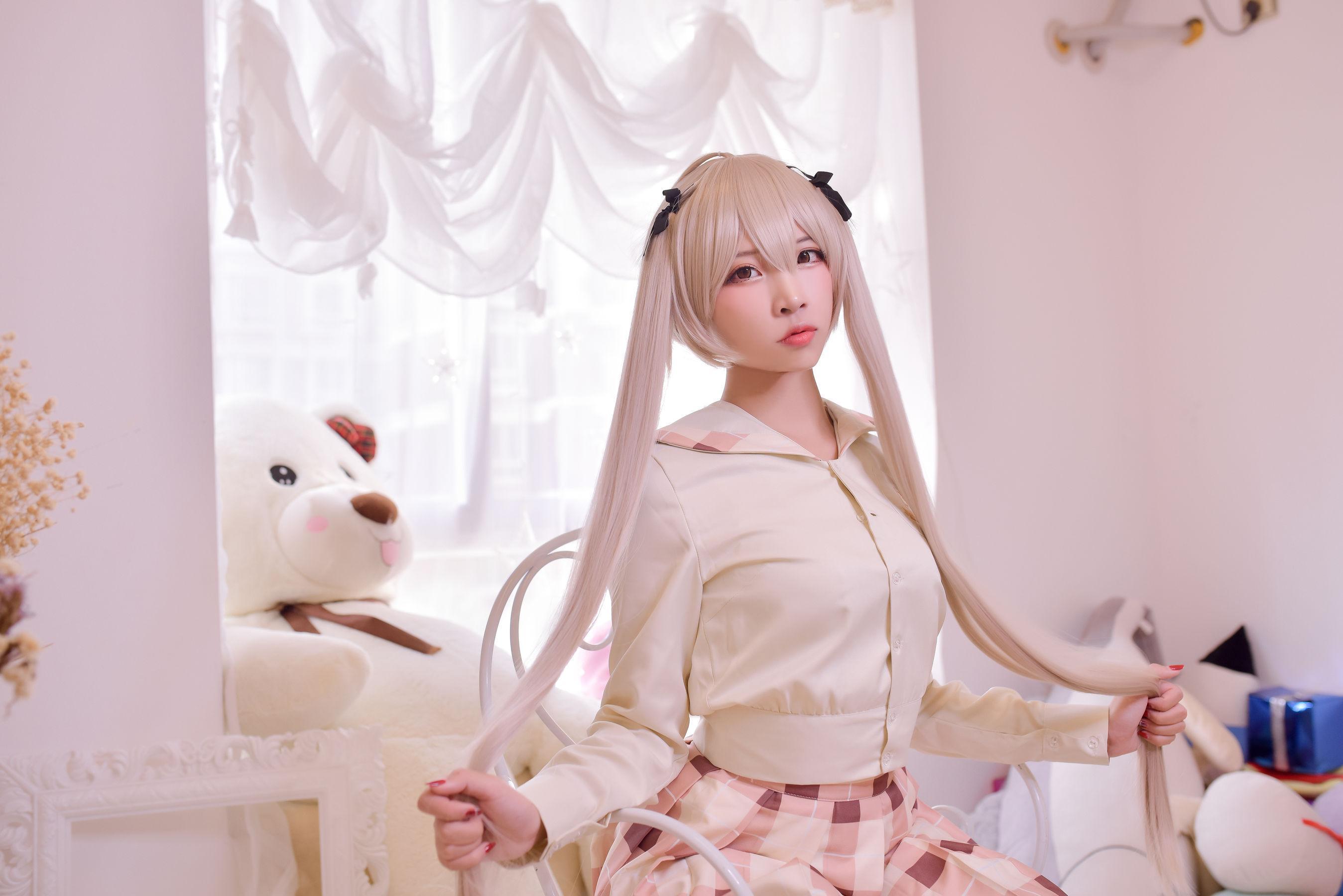 [Cosplay] 人气Coser二佐Nisa – 穹妹校服(24)