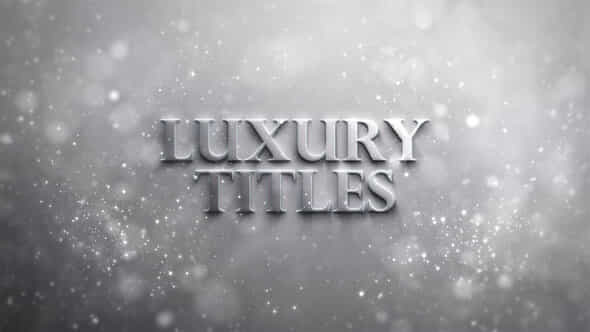 Luxury Clean Titles - VideoHive 41757876