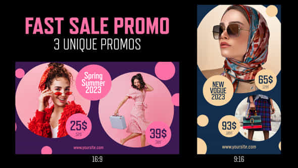 Fast Sale Promo - VideoHive 39427535