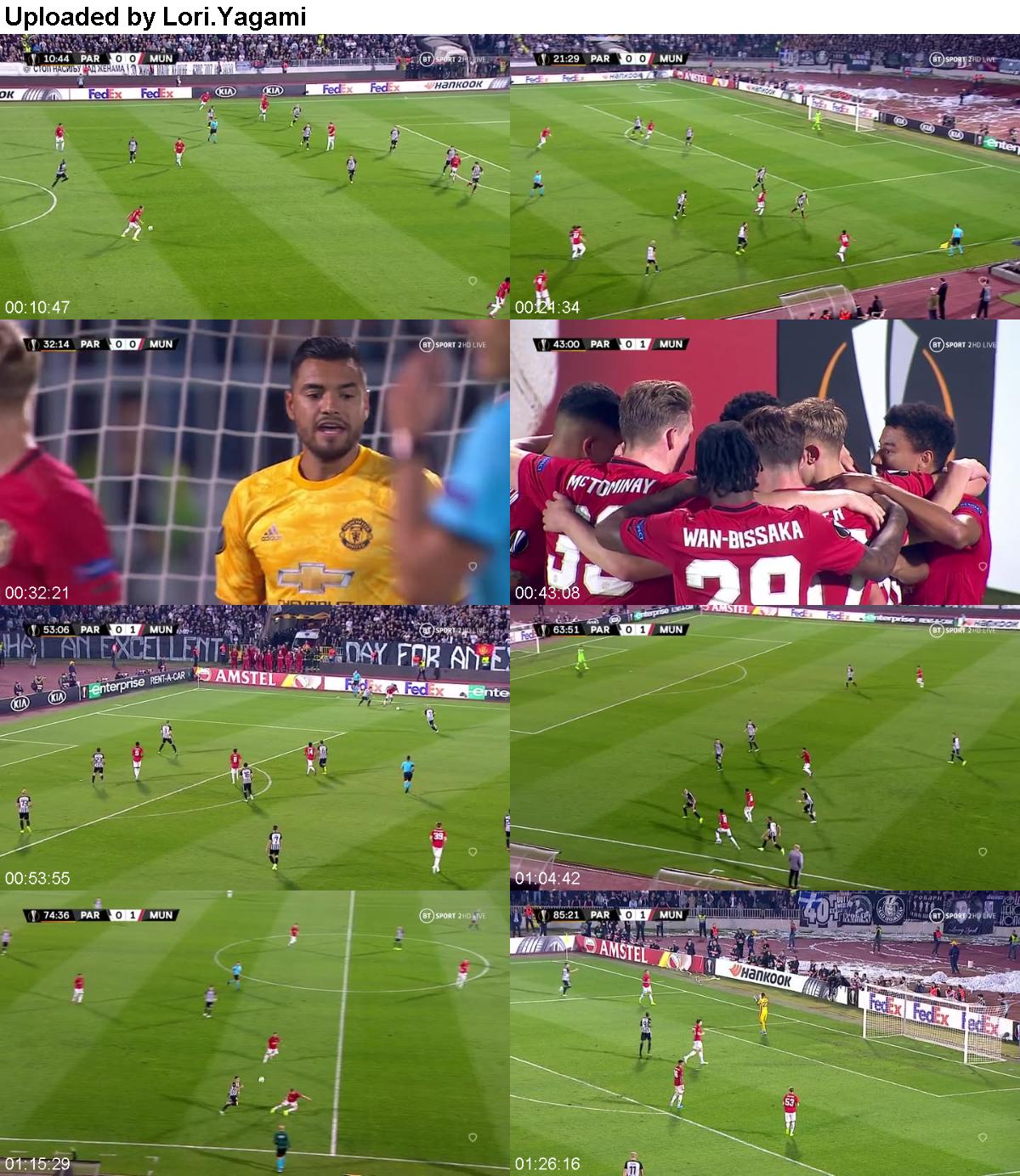 UEL 2019 10 23 Group L Partizan Belgrade vs Manchester United HDTV x264-ACES