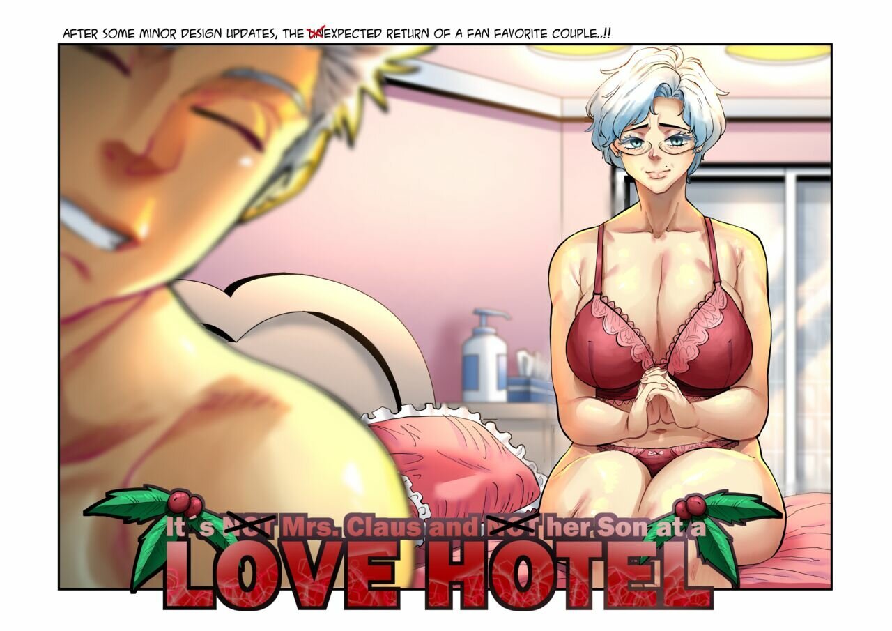 Its NOT Mrs Claus and NOT her Son at a LOVE HOTEL - 0