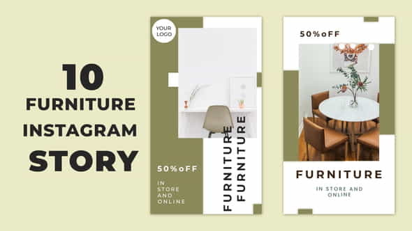 Furniture Instagram Story - VideoHive 32981353