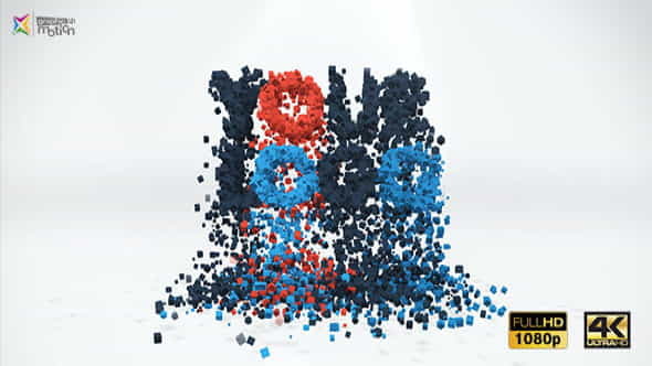 3D Particles Logo Build - VideoHive 19397614