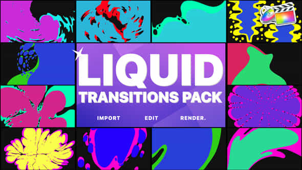 Liquid Matte Transitions - VideoHive 46380191