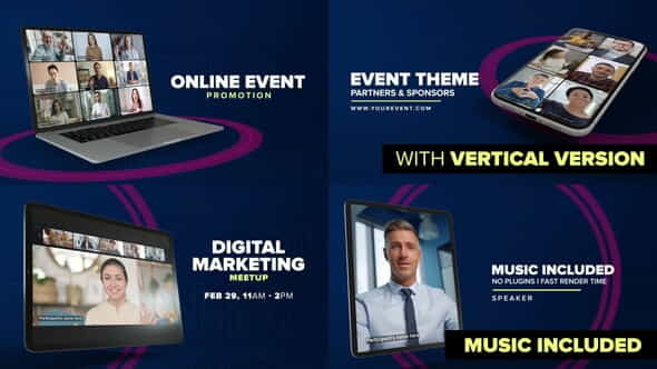 Online Event Promo - Device - VideoHive 30446183