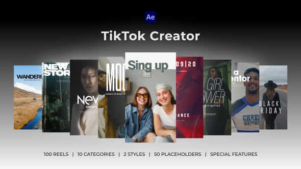 TikTok Creator - VideoHive 38375851