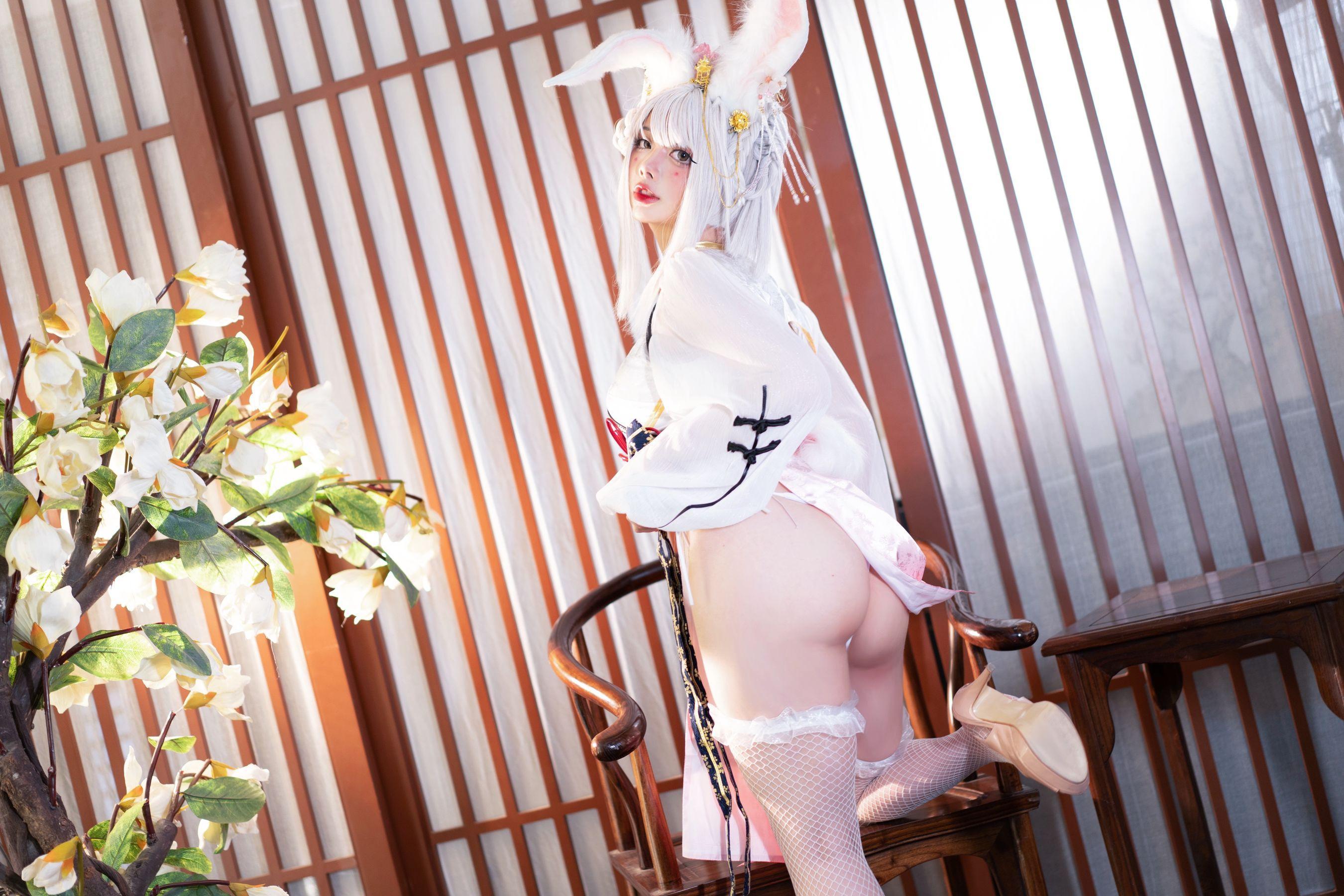 [Cosplay] NinJA阿寨寨 – 肉肉大白兔(30)