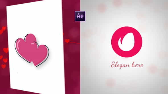 Valentines Logo Reveal - VideoHive 35685009