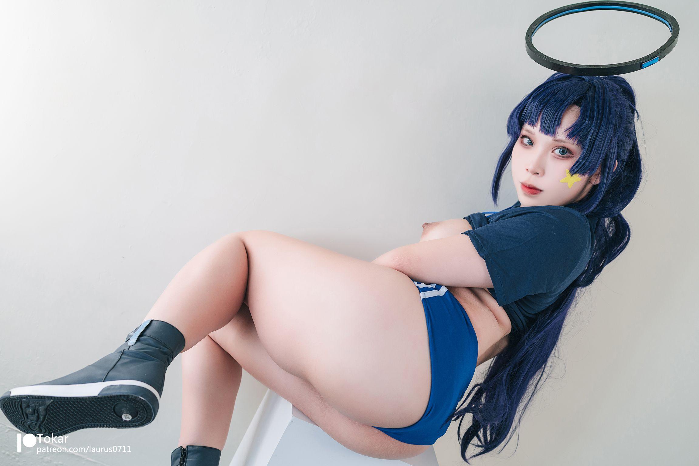 Coser@Tokar浵卡: 早濑优香(体操服) Hayase Yuuka (Gym ver) (45 photos)(17)