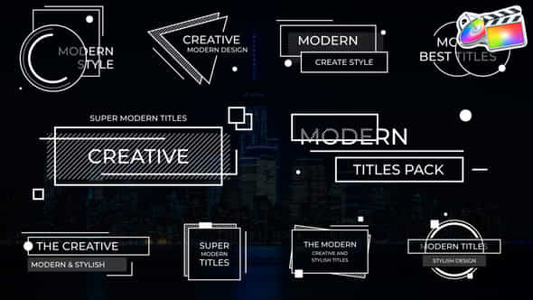 Creative Modern Titles - VideoHive 45046191
