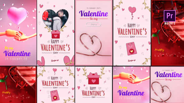 Valentine Stories and - VideoHive 43219125