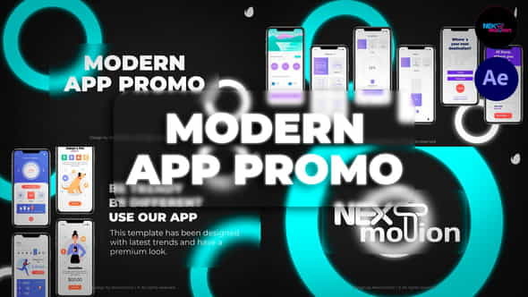 Modern App Promo - VideoHive 34793033