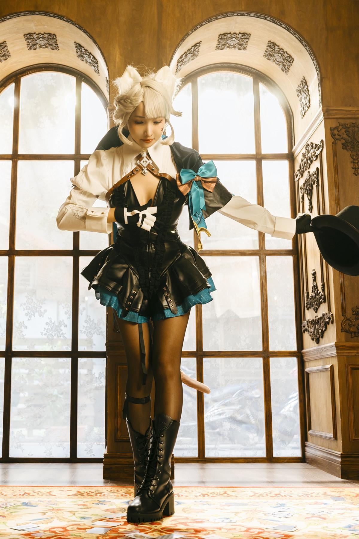 慕慕Momo, ヌード写真集 原神 Genshin 琳妮特的色情魔術 室内(6)