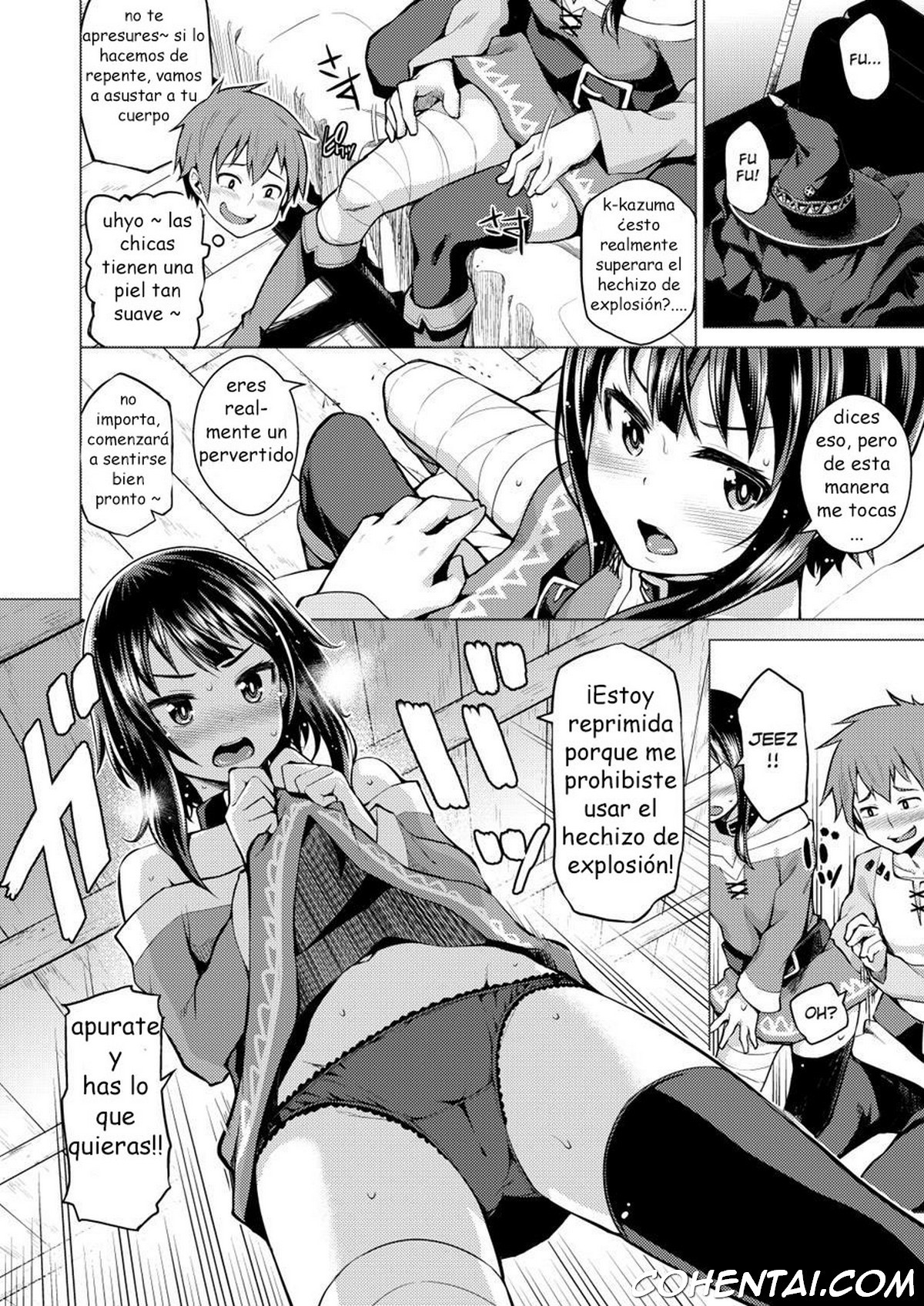 Kono Bakuretsu Musume ni Ecstasy o! (Kono Subarashii Sekai ni Syukufuku o!) xxx comics manga porno doujin hentai español sexo 